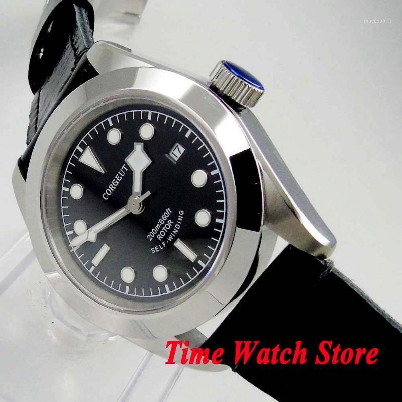 Wristwatches 41mm Japan MIYOTA 8215 Automatic Men's Watch Sapphire Glass Luminous Waterproof Date Leather Strap Polished Bezel, As pic
Wristwatches 41mm Japan MIYOTA 8215 Automatic Men's Watch Sapphire Glass Luminous Waterproof Date Leather Strap Polished Bezel, As pic