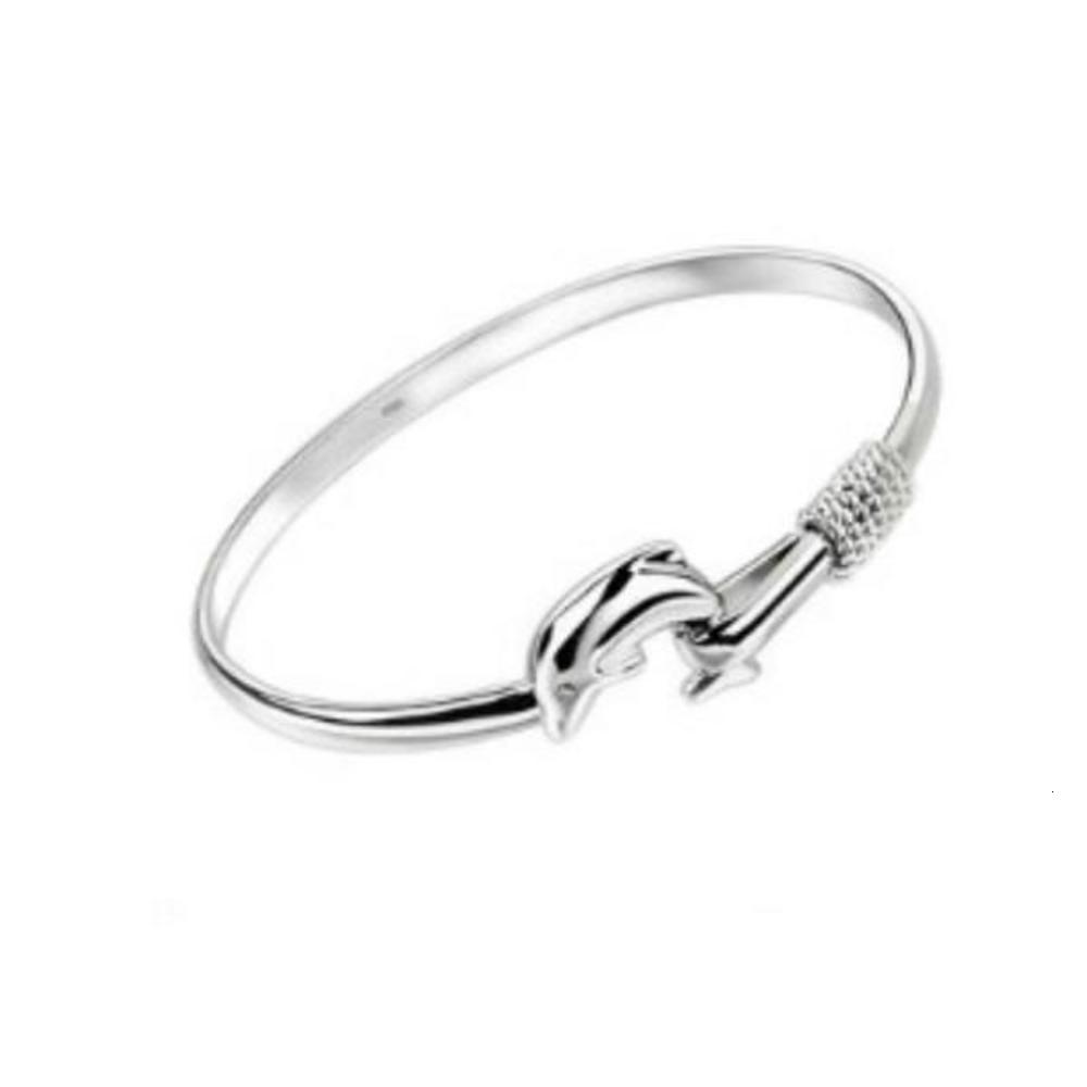 Hand catenary Weihua Korean jewelry temperament women's silver plated dolphin bay love bracelet, Golden;silver
Hand catenary Weihua Korean jewelry temperament women's silver plated dolphin bay love bracelet, Golden;silver