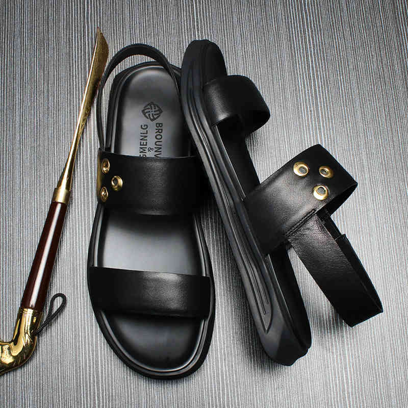 Slippers Sandals summer casual men's trend sports leather thick soled breathable antiskid sandals VPCG, 1# shoe box
Slippers Sandals summer casual men's trend sports leather thick soled breathable antiskid sandals VPCG, 1# shoe box