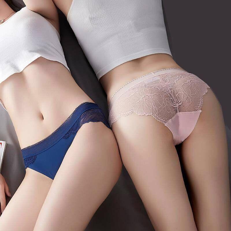 Women's Panties 2/3 Striped Lace Feminine Sense Seamless Ice Silk Ladies 2021 Brand Design Mid-Waist Plus Size Thong Women, Black;pink
Women's Panties 2/3 Striped Lace Feminine Sense Seamless Ice Silk Ladies 2021 Brand Design Mid-Waist Plus Size Thong Women, Black;pink