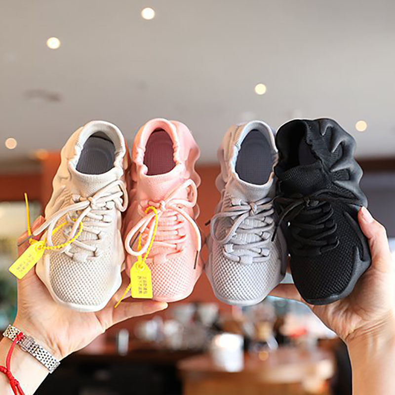 Fashion Kids Athletic Sneakers Outdoor Shoes Toddlers Teen Baby Children Soft Comfort Casual Lace Breathable Boys Girls Running Sportsshoes EUR 27-36