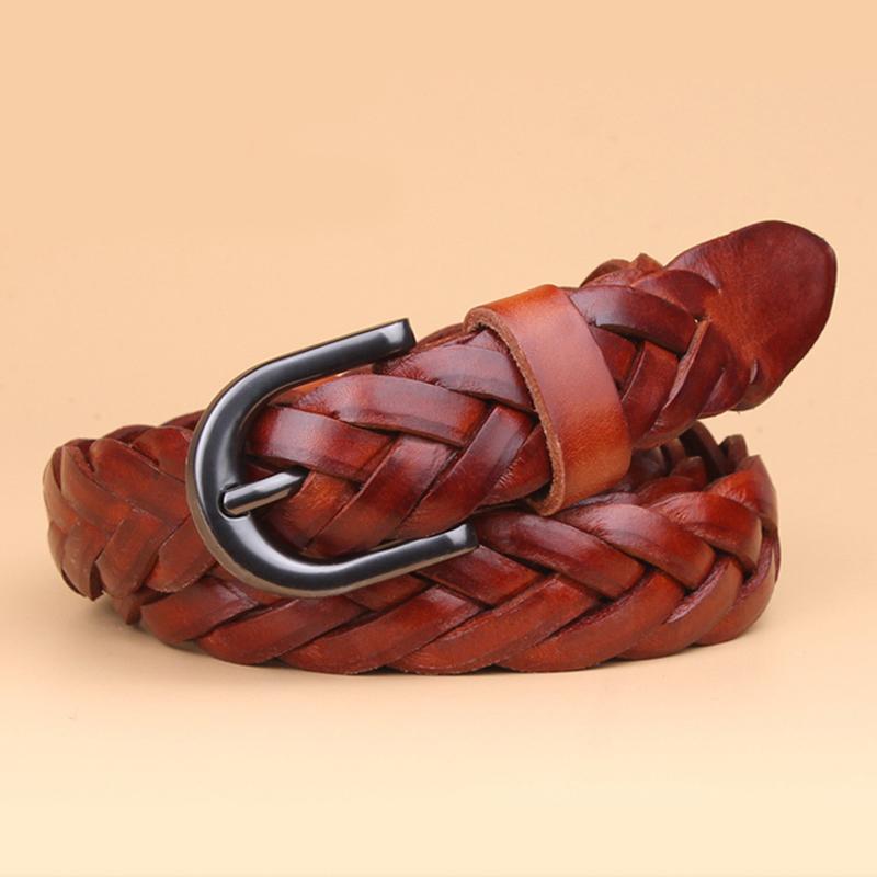 Belts Knitted Belt Women Good Pin Buckle Female Strap Genuine Leather Desgin Fashion Lady Braided Handwork Black Color
Belts Knitted Belt Women Good Pin Buckle Female Strap Genuine Leather Desgin Fashion Lady Braided Handwork Black Color