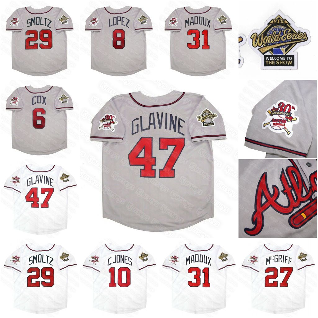 47 Tom Glavine Atlanta 1995 World Series Jersey Dansby Swanson Acuna Jr Freddie Freeman Ozzie Albies DAVID JUSTICE Bobby Cox Javy Lopez John, Blue;black
47 Tom Glavine Atlanta 1995 World Series Jersey Dansby Swanson Acuna Jr Freddie Freeman Ozzie Albies DAVID JUSTICE Bobby Cox Javy Lopez John, Blue;black