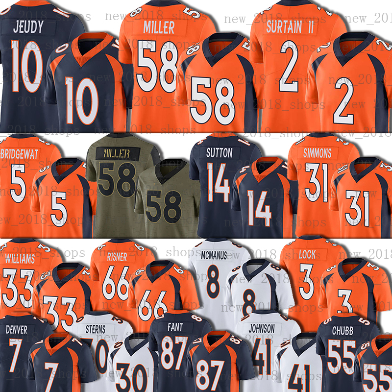 2 Pat Surtain II 10 Jerry Jeudy Justin Simmons Football Jersey Javonte Williams Teddy Bridgewater Bradley Chubb Tim Patrick Noah Fant Courtland Sutton Melvin Gordon, Custom men jersey(y m)
2 Pat Surtain II 10 Jerry Jeudy Justin Simmons Football Jersey Javonte Williams Teddy Bridgewater Bradley Chubb Tim Patrick Noah Fant Courtland Sutton Melvin Gordon, Custom men jersey(y m)