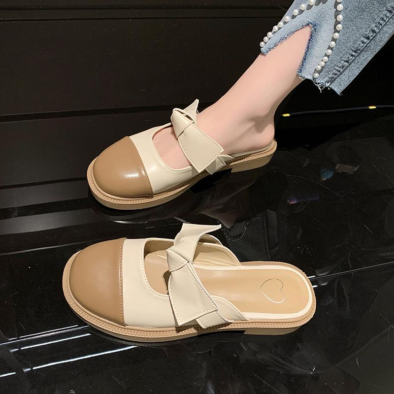 Slippers Low Cover Toe Soft Shoes Butterfly-Knot Slides Slipers Women Comfort Flat 2021 Sweet Mary Janes Rubber S 
Slippers Low Cover Toe Soft Shoes Butterfly-Knot Slides Slipers Women Comfort Flat 2021 Sweet Mary Janes Rubber S