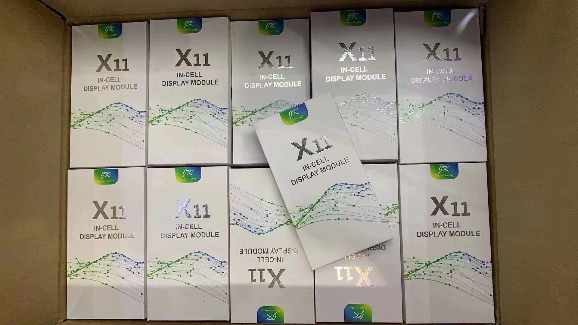 10Pcs 100% JK Incell High brightness OLED Display Touch Screen Panel LCD Digitizer Assembly Replacement Parts For iPhone X XR Xs Max 11 Pro Fast delivery DHL UPS
10Pcs 100% JK Incell High brightness OLED Display Touch Screen Panel LCD Digitizer Assembly Replacement Parts For iPhone X XR Xs Max 11 Pro Fast delivery DHL UPS