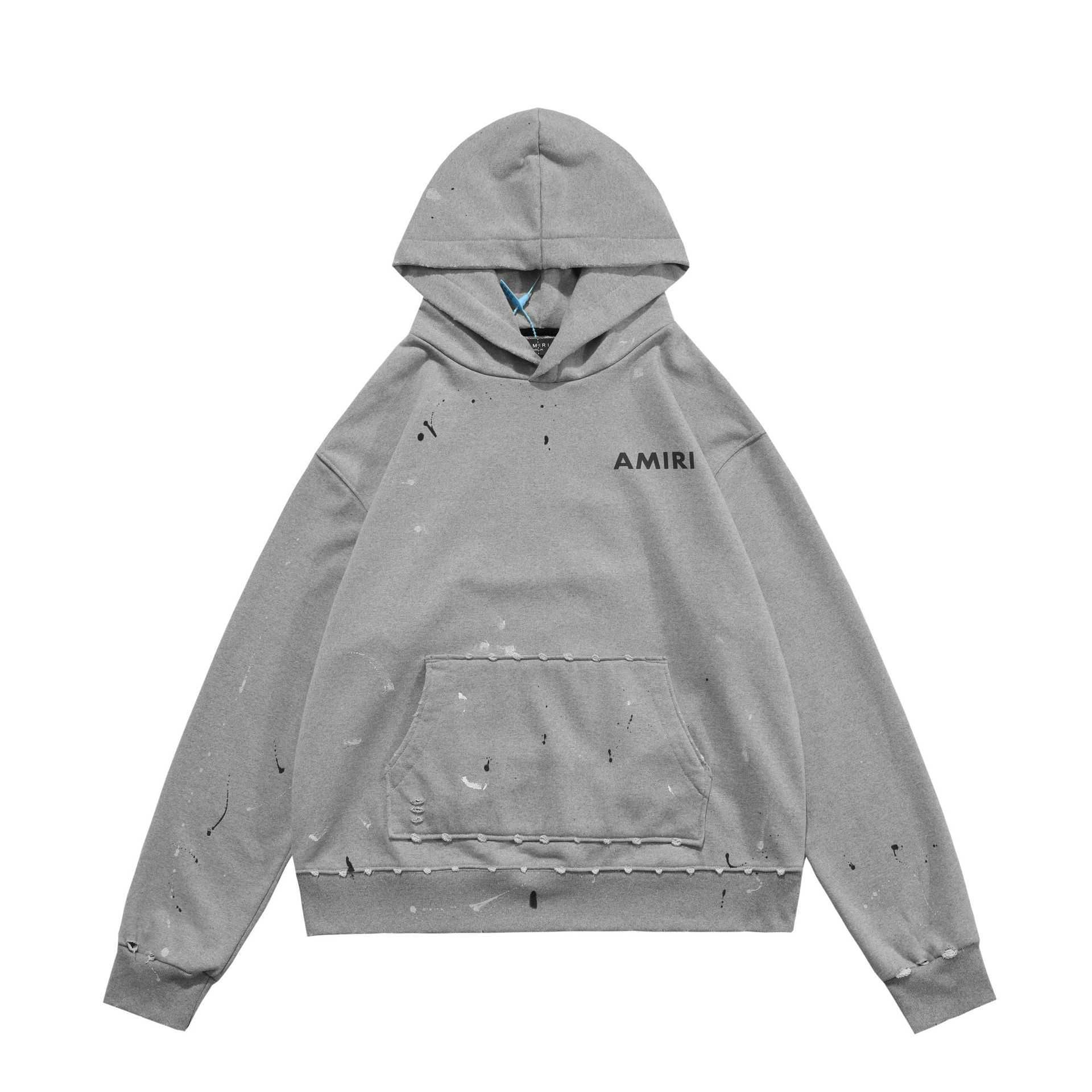 American fashion brand amri Wang Yibo' same ink splashing Hoodie high street worn out men' and women' Hoodie, Flower ash
American fashion brand amri Wang Yibo' same ink splashing Hoodie high street worn out men' and women' Hoodie, Flower ash