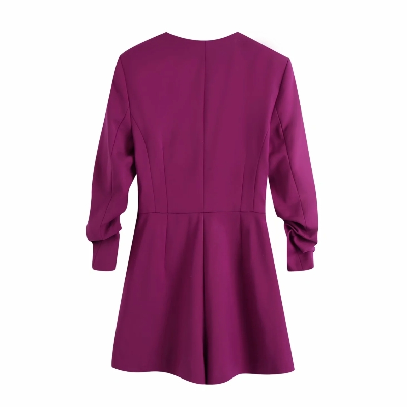 Women Square Collar Three Quarter Sleeve Siamese Shorts High Street Lady Loose Jumpsuits P1881 210430Z