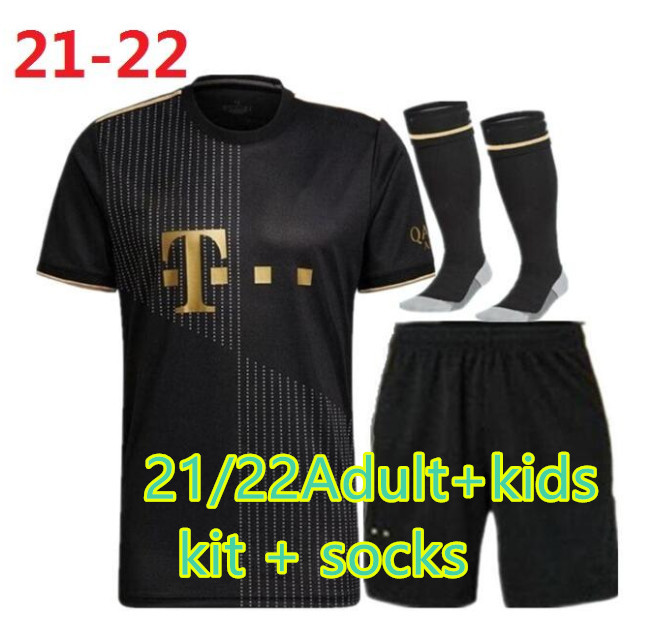 Adult+kids kit socks 21 22 Bayern Munich soccer jersey LEWANDOWSKI SANE 2021 2022 football shirt HERNANDEZ GORETZKA GNABRY camisa de futebol, Black;yellow
Adult+kids kit socks 21 22 Bayern Munich soccer jersey LEWANDOWSKI SANE 2021 2022 football shirt HERNANDEZ GORETZKA GNABRY camisa de futebol, Black;yellow