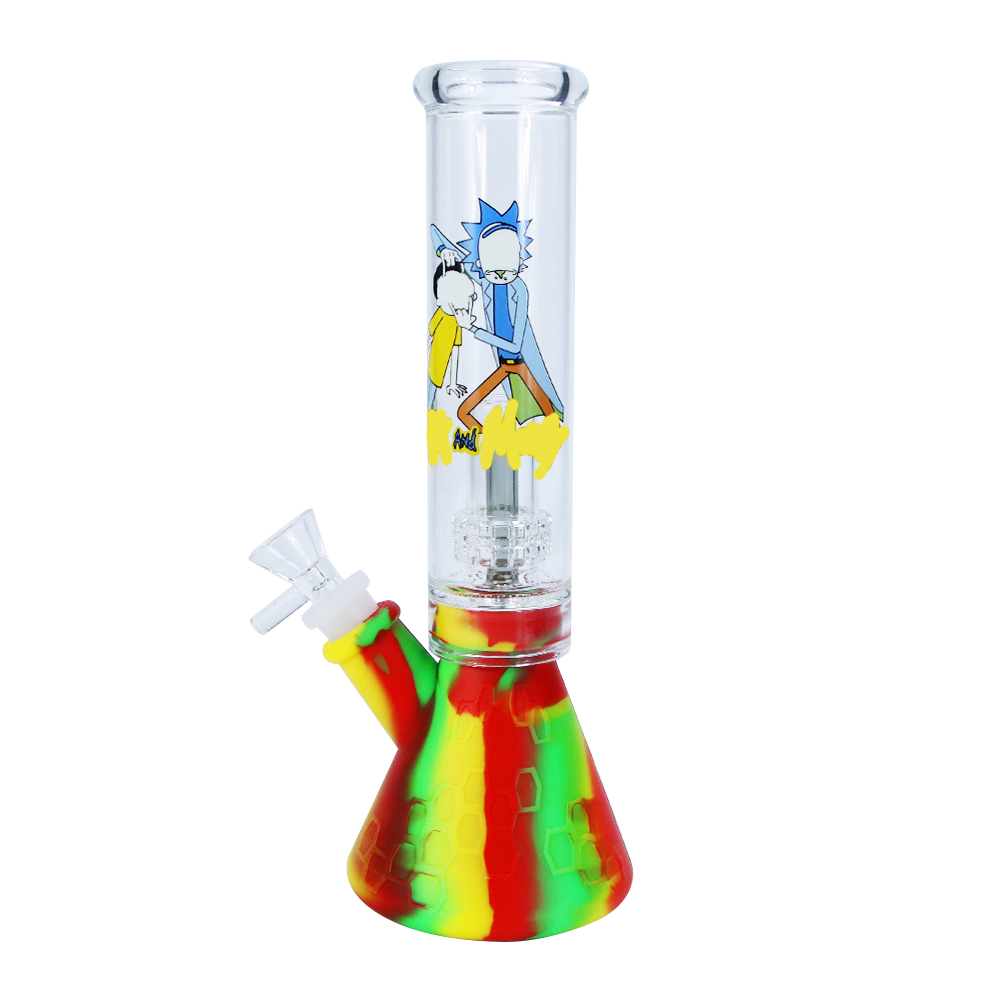 Water Pipe Hookah Bong Detchable Silicone Vase 14mm Joint Glass Fiter Bowel Dry Tobacco Herb Flowers Oil Burner Complete Set Luminous Cartoon Pattern In Dark 10 inch
Water Pipe Hookah Bong Detchable Silicone Vase 14mm Joint Glass Fiter Bowel Dry Tobacco Herb Flowers Oil Burner Complete Set Luminous Cartoon Pattern In Dark 10 inch