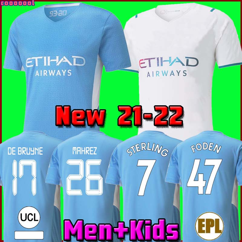 2021 2022 Manchester soccer jersey 21 22 G. JESUS CITY STERLING FERRAN DE BRUYNE KUN AGUERO MAHREZ FODEN RODRIGO football shirts MAN uniform men + kids kit Thai, Men home
2021 2022 Manchester soccer jersey 21 22 G. JESUS CITY STERLING FERRAN DE BRUYNE KUN AGUERO MAHREZ FODEN RODRIGO football shirts MAN uniform men + kids kit Thai, Men home
