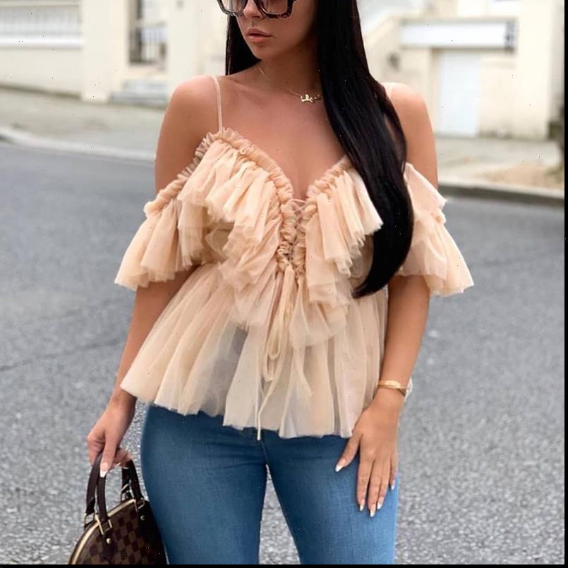 fanco vintage womens blouses ruffle summer women blouse shirt off shoulder peplum female mesh backless feminine blusas, White
fanco vintage womens blouses ruffle summer women blouse shirt off shoulder peplum female mesh backless feminine blusas, White