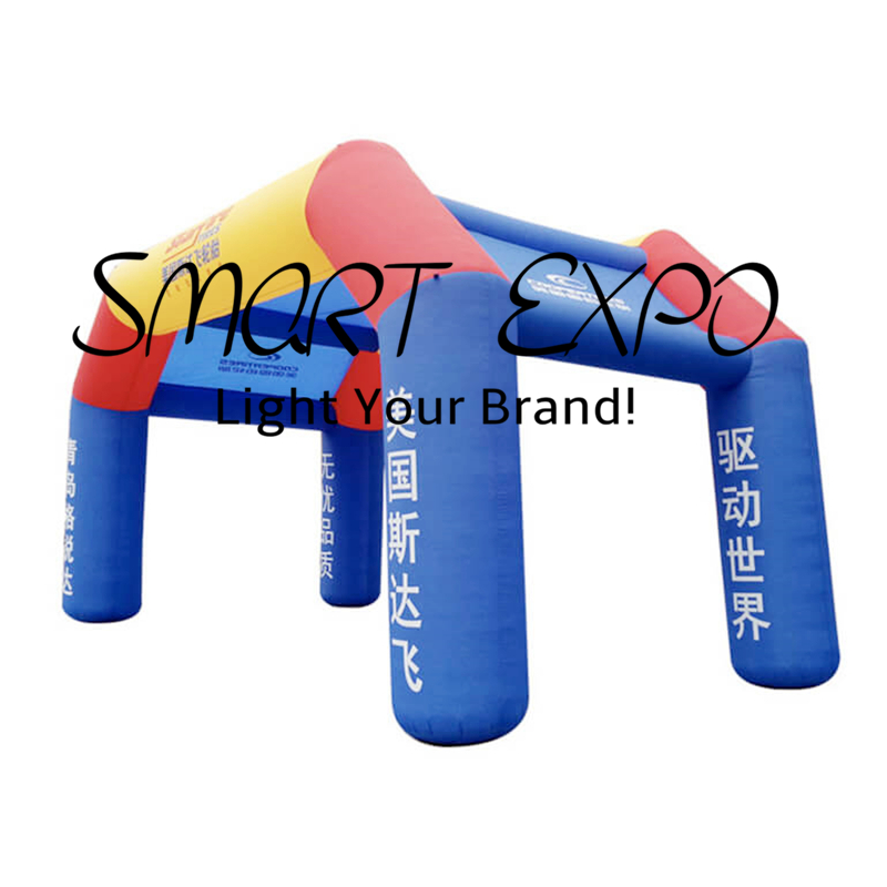 Inflatable Arch Tents W15 x H7.8 M for Promoion Event and Sports with Custom Logo Printing Base Blower