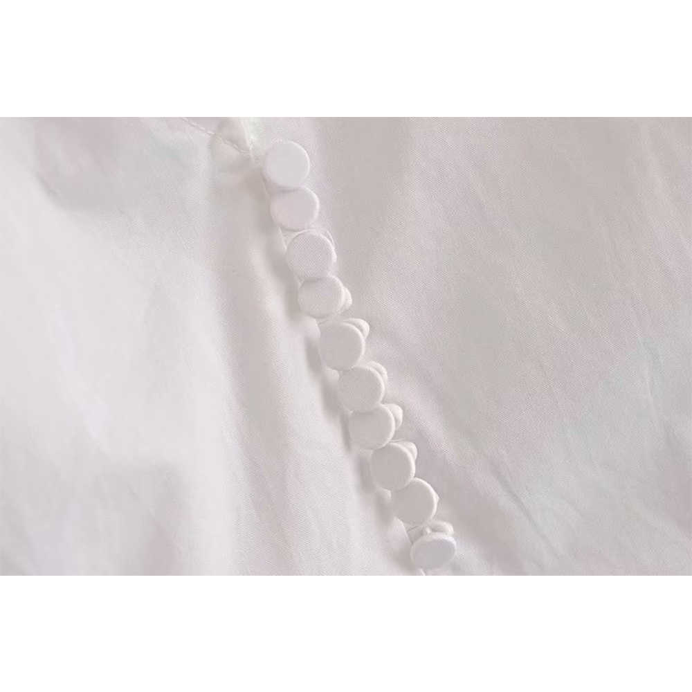 Summer Dress Women Puff Sleeve Dress elegant Casual Fashion Chic Lady Woman Vintage Dresses Robe Femme 210709