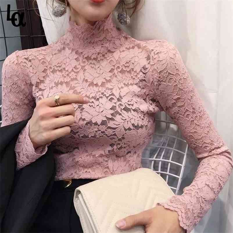 Autumn Spring Women Thin Black Lace Shirt Sexy Turtleneck Long Sleeve Slim Crochet Patchwork Tee Tops 210519, Apricot
Autumn Spring Women Thin Black Lace Shirt Sexy Turtleneck Long Sleeve Slim Crochet Patchwork Tee Tops 210519, Apricot