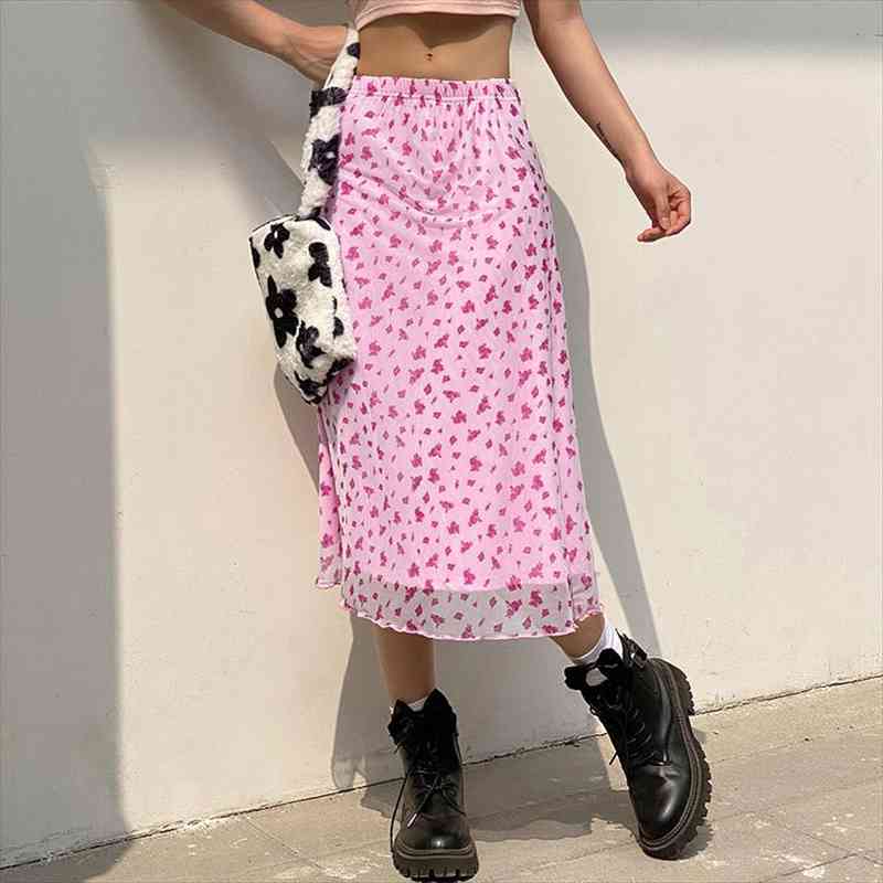 girls floral print pink high waist midi skirt y2k mesh a line short skirts womens summer casual kawaii fashion, Black
girls floral print pink high waist midi skirt y2k mesh a line short skirts womens summer casual kawaii fashion, Black