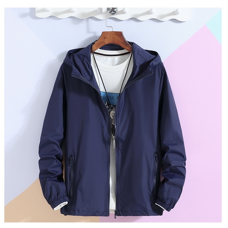 Summer clothes and wo ultra-thin breathable plus fat oversized men's sports skin windbreaker sunscreen coat, Black
Summer clothes and wo ultra-thin breathable plus fat oversized men's sports skin windbreaker sunscreen coat, Black