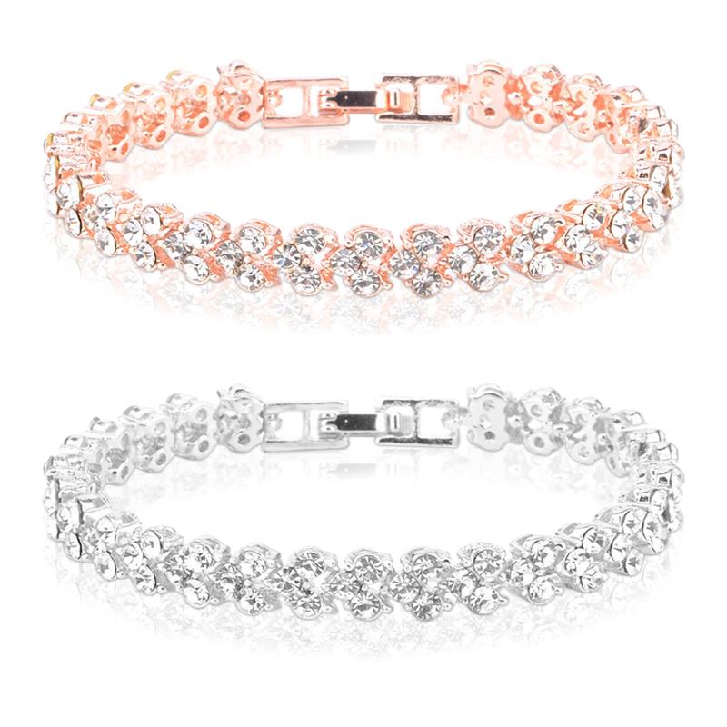 Bangle Bracelet Fashion Roman Style Women Crystal Rhinestone Jewelry Bracelets Gift For Elasticity Wedding Bridal
Bangle Bracelet Fashion Roman Style Women Crystal Rhinestone Jewelry Bracelets Gift For Elasticity Wedding Bridal