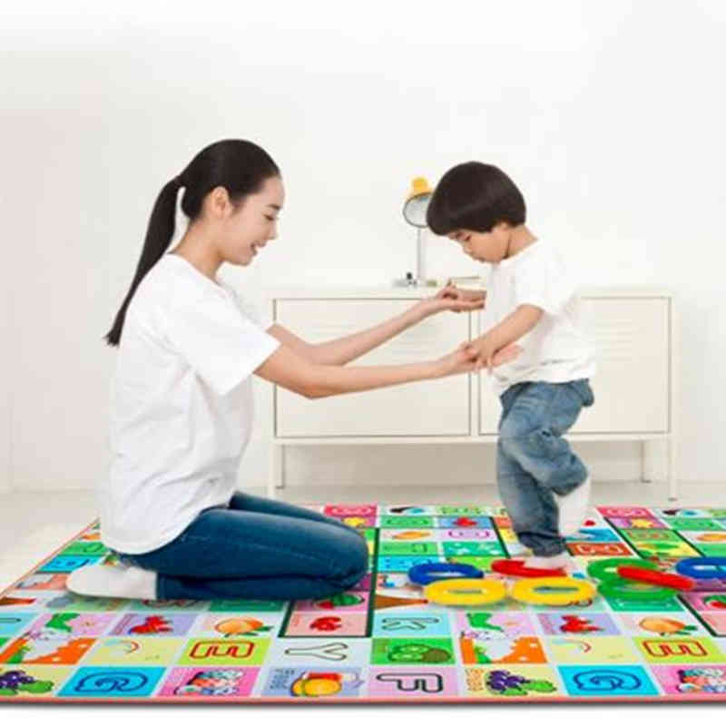 200x180 Bagged Baby Play Mat Kids Developing Mat Eva Foam Gym Games Play Puzzles Baby Carpets Toys for Children's Rug Soft Floor 210402