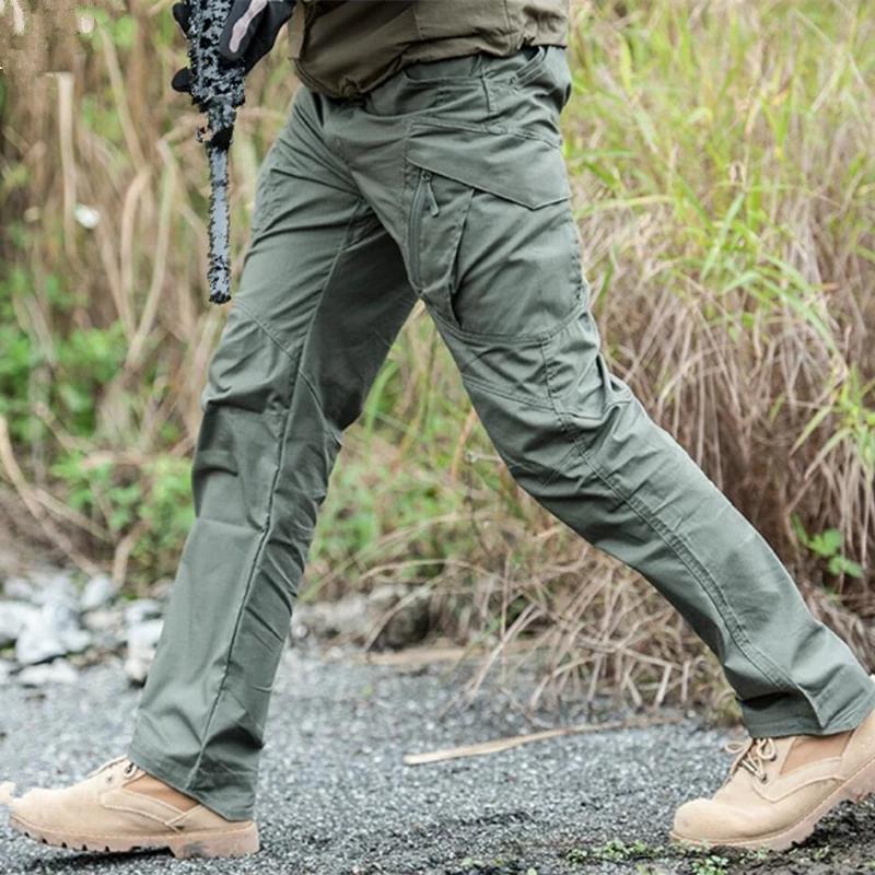 Quick Dry Lightweight Cargo Pants Men Classic Casual Outdoor Hiking Army Tactical Joggers Military Multi-pocket Trousers Men's