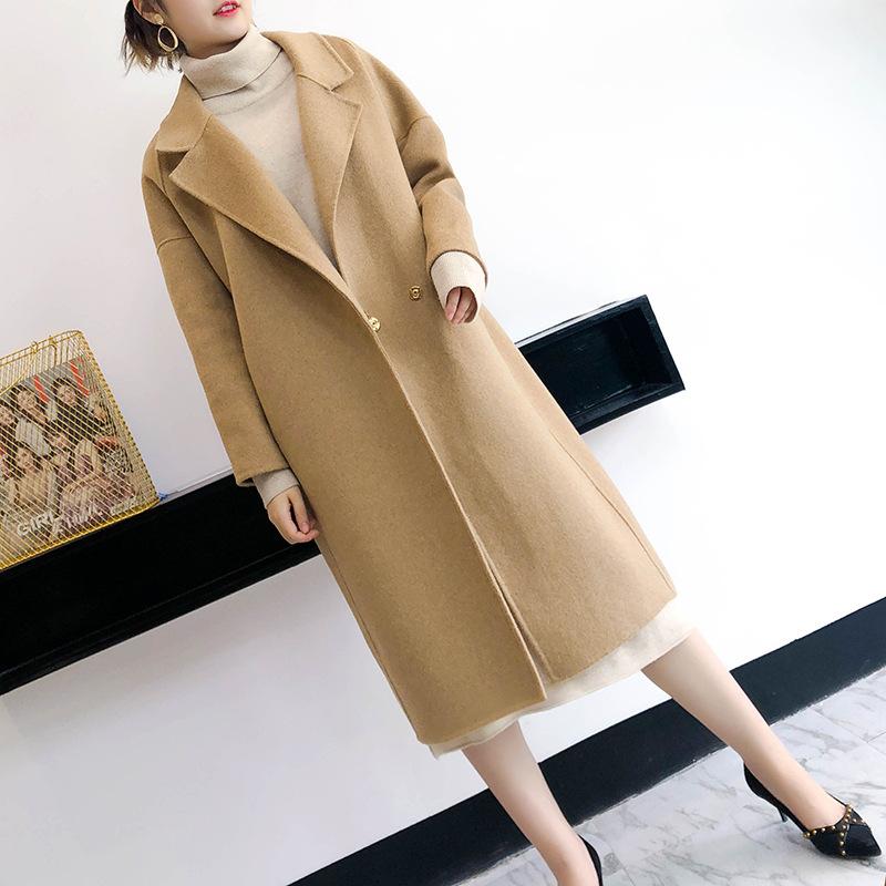 Women' Wool & Blends Long 200% Women Jacket Spring Autumn Korean Coats Female Oversized Coat 2021 Casaco Feminino WBS-026 KJ5825, Black
Women' Wool & Blends Long 200% Women Jacket Spring Autumn Korean Coats Female Oversized Coat 2021 Casaco Feminino WBS-026 KJ5825, Black