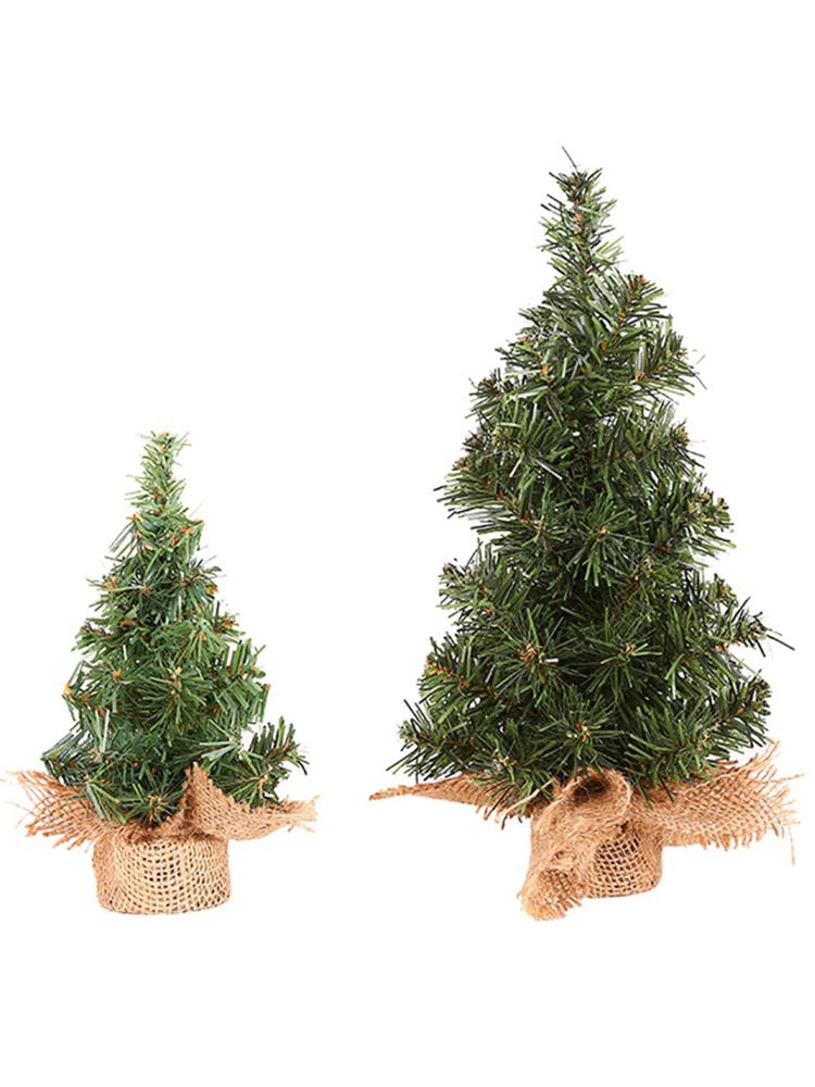 Christmas Decorations Mini Tree Light DIY Po Prop For Home Year Decor Xmas Festival Miniature 20/30cm