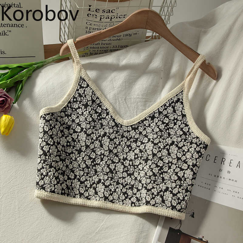 Korobov Vintage V Neck Spaghetti Strap Tunic Top Korean Print Fashion Crop Tank Streetwear Female Vest 210608, Photo color
Korobov Vintage V Neck Spaghetti Strap Tunic Top Korean Print Fashion Crop Tank Streetwear Female Vest 210608, Photo color