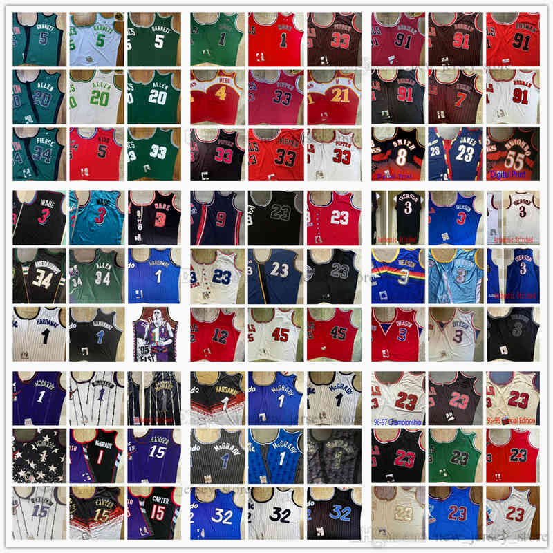 Mitchell and Ness Real Stitched East Basketball Jerseys Retro Rose Allen 3 Iverson Pippen Rodman Garnett Durant Irving Harden Wade Carter Mutombo McGrady Hardaway, Choose number on photo
Mitchell and Ness Real Stitched East Basketball Jerseys Retro Rose Allen 3 Iverson Pippen Rodman Garnett Durant Irving Harden Wade Carter Mutombo McGrady Hardaway, Choose number on photo