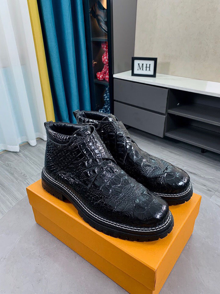 New Mens Fashion Ankle Boots Platform Winter Boots Men Brand Designer Snakeskin Wedding Party Dress Shoes Casual Motorcycle Boots Size 38-44, Black
New Mens Fashion Ankle Boots Platform Winter Boots Men Brand Designer Snakeskin Wedding Party Dress Shoes Casual Motorcycle Boots Size 38-44, Black
