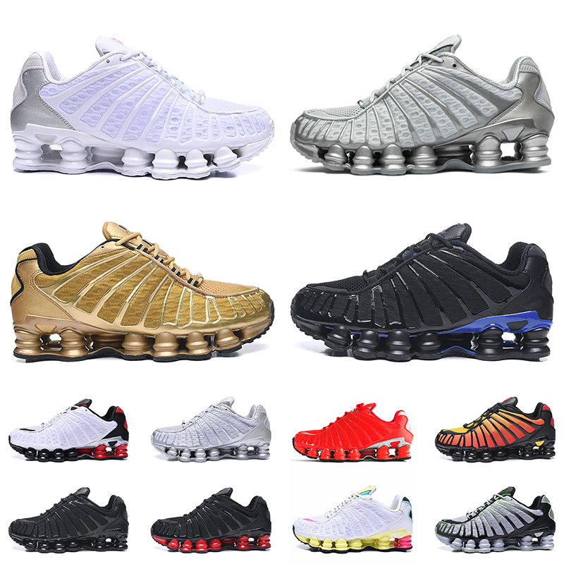 2021 New Designer Running Shoes For Mens NIK Shox TL Triple Gold A Black Blue Platinum Chrome White Silver Sunrise Speed Red Highlighted Wit
2021 New Designer Running Shoes For Mens NIK Shox TL Triple Gold A Black Blue Platinum Chrome White Silver Sunrise Speed Red Highlighted Wit