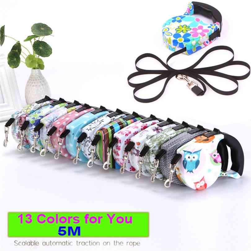 Retractable Dog Leash 13 Colors Fashion Printed Puppy Auto Traction Rope Nylon Walking for Small Dogs Cats Pet Leads 210911
Retractable Dog Leash 13 Colors Fashion Printed Puppy Auto Traction Rope Nylon Walking for Small Dogs Cats Pet Leads 210911