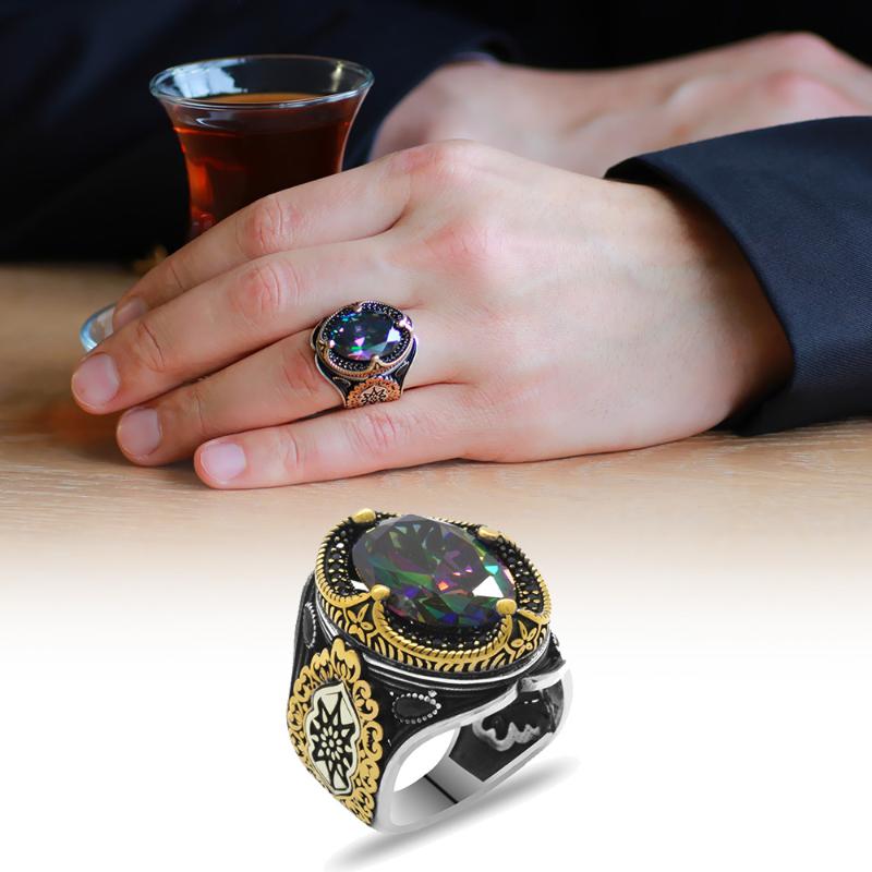 Cluster Rings Alexandrite Stone 925 Sterling Silver Ring For Men , Jewelry Fashion Vintage Gift Onyx Aqeq Mens All Size, Golden;silver
Cluster Rings Alexandrite Stone 925 Sterling Silver Ring For Men , Jewelry Fashion Vintage Gift Onyx Aqeq Mens All Size, Golden;silver