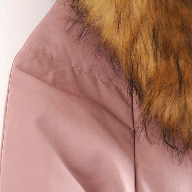 Thicken Warm Solid Hooded Long Coat Women Winter Zipper Lace Up Casual Parkas Coats Wide Waisted Sleeve Jacket Veste Femme 210515