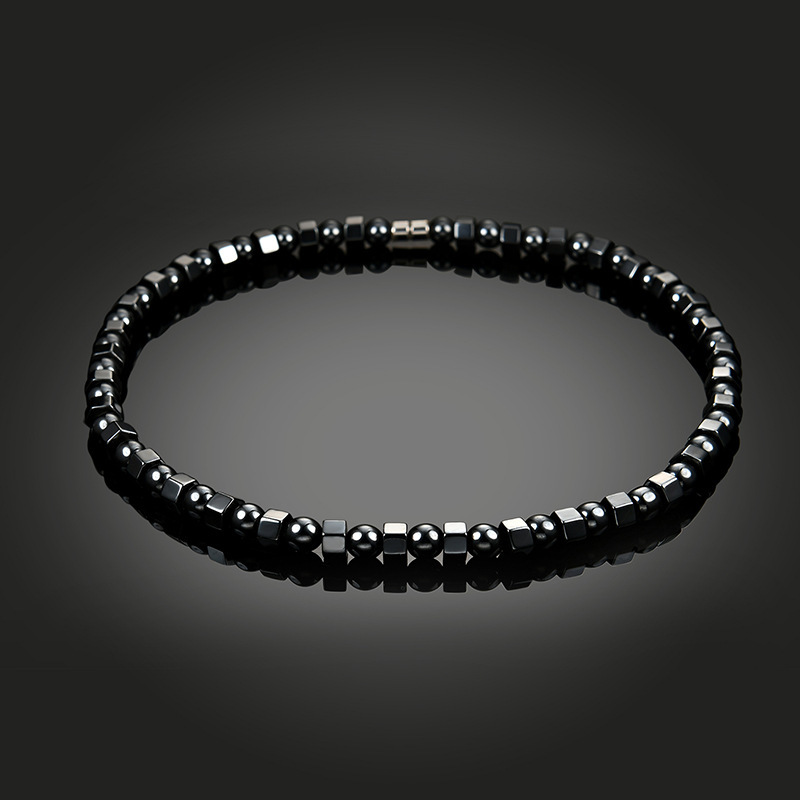 Handmade Jewelry Wholesale Beaded Bracelet Magnet Jewelry Black Color Hematite Magnetic Therapy Necklace, Silver
Handmade Jewelry Wholesale Beaded Bracelet Magnet Jewelry Black Color Hematite Magnetic Therapy Necklace, Silver