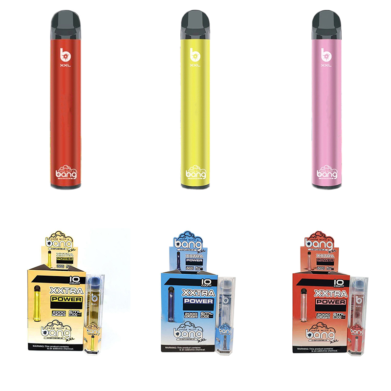 great price vape pen Bang XXL Vapor Disposable e cigarettes starter kit Device 2000 Puffs 800mAh Power Battery 6ml Pods
great price vape pen Bang XXL Vapor Disposable e cigarettes starter kit Device 2000 Puffs 800mAh Power Battery 6ml Pods