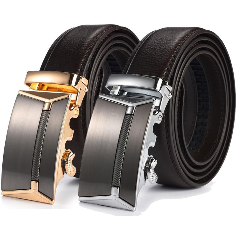 Belts Men's Jeans Automatic Buckle Cowhide Real Genuine Leather Waistband Strap Belt For Men 140 150 160 170 180cm, Black;brown
Belts Men's Jeans Automatic Buckle Cowhide Real Genuine Leather Waistband Strap Belt For Men 140 150 160 170 180cm, Black;brown