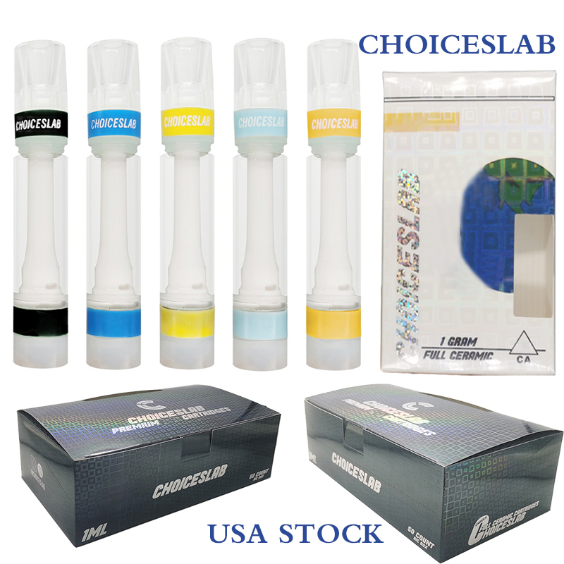 Choiceslab Vape Cartridges Full Ceramic Vapes Pens Atomizers 510 Thread Carts Packaging 0.8ml Disposable E cigarette Round Press Tips 10Colo
Choiceslab Vape Cartridges Full Ceramic Vapes Pens Atomizers 510 Thread Carts Packaging 0.8ml Disposable E cigarette Round Press Tips 10Colo