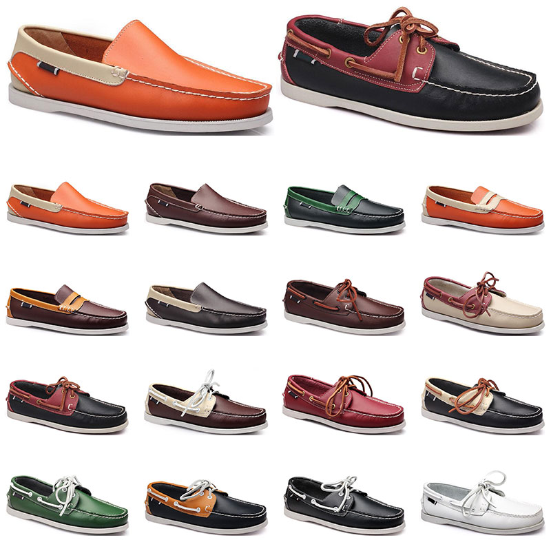 Womens sneakers Sailing shoe mens casual leather shoes black white red green orange brown outdoor trainers size 38-45 nine
Womens sneakers Sailing shoe mens casual leather shoes black white red green orange brown outdoor trainers size 38-45 nine