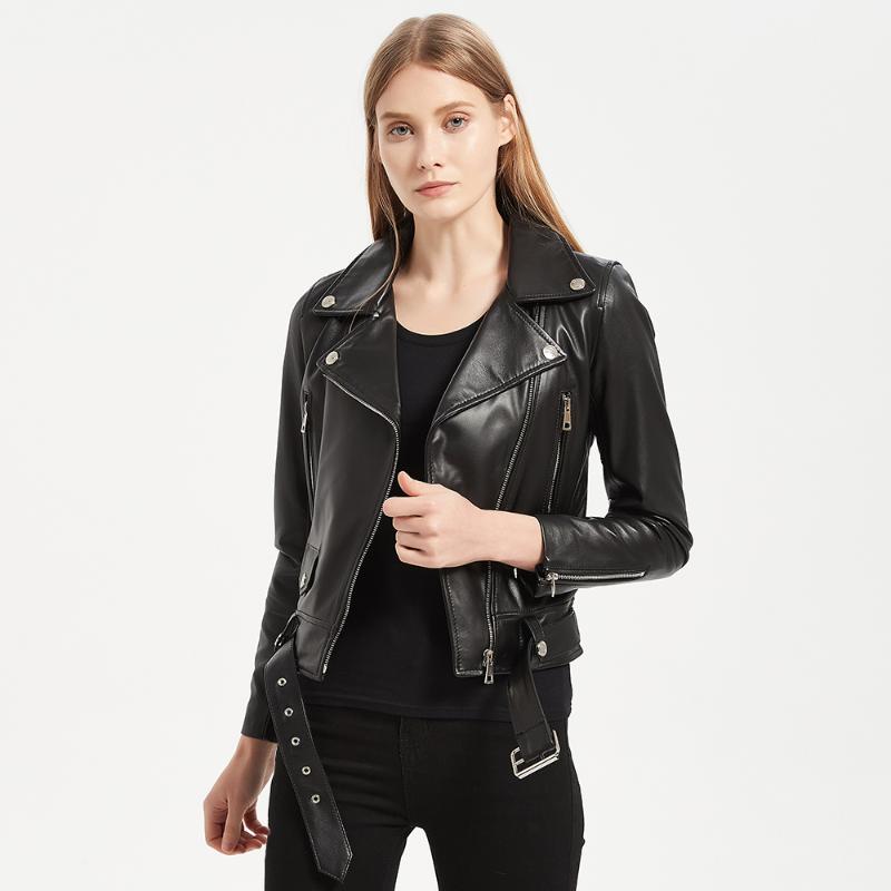 Women's Leather & Faux Natural Sheepskin Genuine Jacket Women Brand Slim Female Real Lambskin Outerwear Ladies Clothing M125, Black
Women's Leather & Faux Natural Sheepskin Genuine Jacket Women Brand Slim Female Real Lambskin Outerwear Ladies Clothing M125, Black