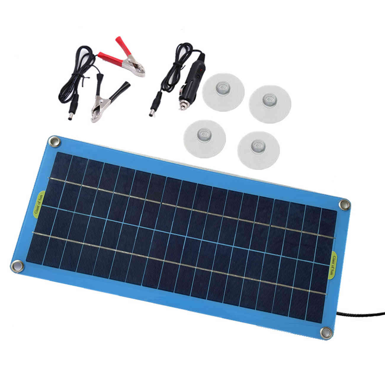 Solar Panel 30W 12V USB Output Solar Cells Poly Solar Panel Controller for Car Yacht Battery Boat Charger