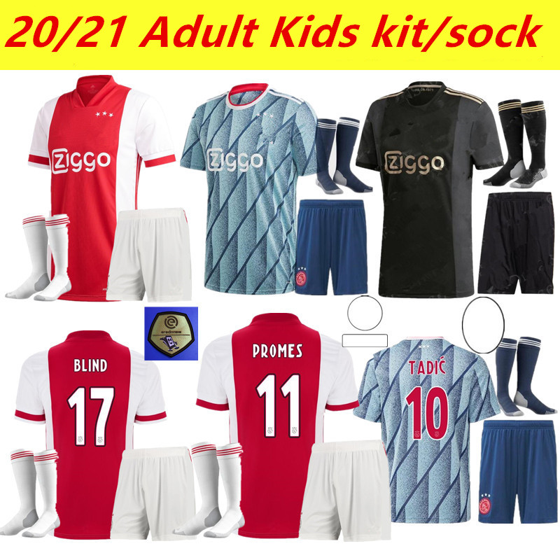 20 21 soccer jersey FC 2021 KUDUS ANTONY BLIND PROMES TADIC NERES CRUYFF kids kit football shirt uniforms third 50th, Black;yellow
20 21 soccer jersey FC 2021 KUDUS ANTONY BLIND PROMES TADIC NERES CRUYFF kids kit football shirt uniforms third 50th, Black;yellow