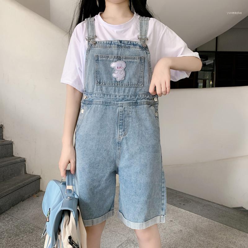 Harajuku Kawaii Overalls Female Cute Bear Embroidery Women Denim Shorts Playsuit Mujer1, Blue
Harajuku Kawaii Overalls Female Cute Bear Embroidery Women Denim Shorts Playsuit Mujer1, Blue