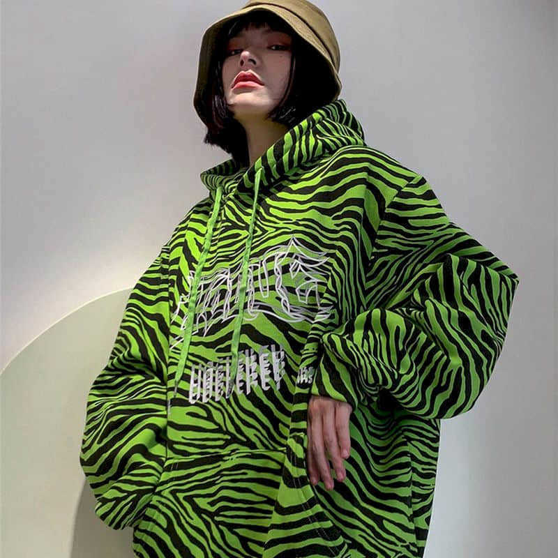 hoodies women coat sweatshirt zebra striped hooded sweater female Korean style trendy loose student long-sleeved thin jacket 210526, Green
hoodies women coat sweatshirt zebra striped hooded sweater female Korean style trendy loose student long-sleeved thin jacket 210526, Green