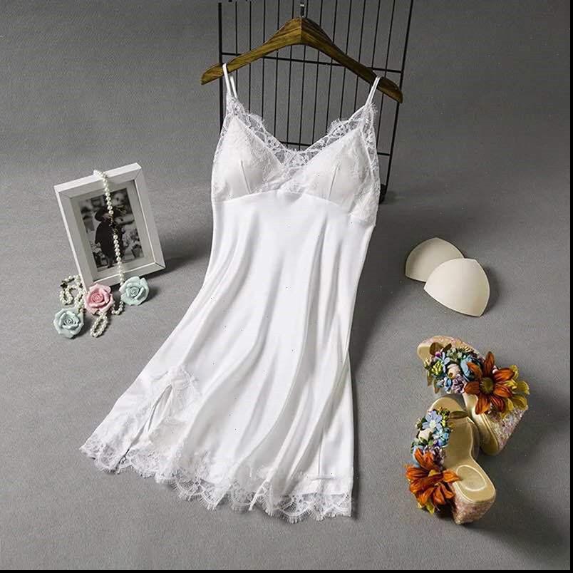 V Neck Solid Nightdress Sexy Women Sleepwear Sling Lace Spliced Nightgowns Dress Spaghetti Strap Cool Thin Chest Pad, Black;red
V Neck Solid Nightdress Sexy Women Sleepwear Sling Lace Spliced Nightgowns Dress Spaghetti Strap Cool Thin Chest Pad, Black;red