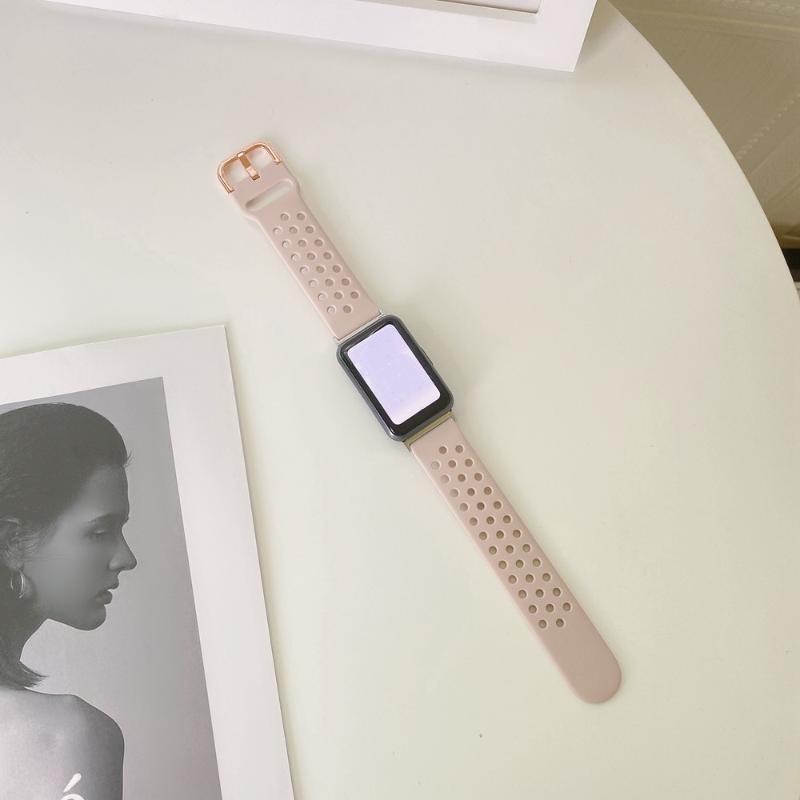 Watch Bands Waterproof Silicone Band For Huawei FIT Breathe Freely Holey Strap Smart Sport Style Wristband Correa
Watch Bands Waterproof Silicone Band For Huawei FIT Breathe Freely Holey Strap Smart Sport Style Wristband Correa