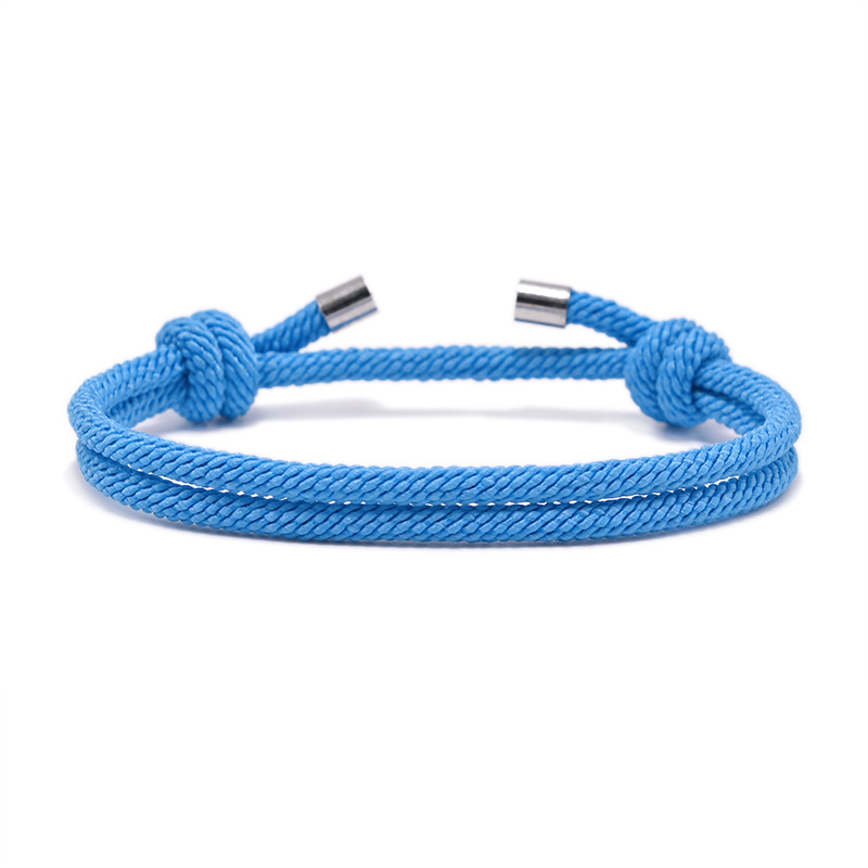Lucky Pure Colour Rope Bracelet Women Men Handmade Woven Cotton String Bracelet Couple Friendship Jewelry
Lucky Pure Colour Rope Bracelet Women Men Handmade Woven Cotton String Bracelet Couple Friendship Jewelry