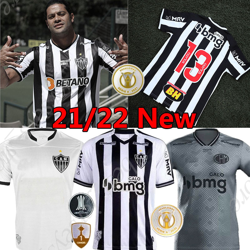 21/22 Mineiro HOME Soccer Jersey Fred Cazares Otero Moura Elias Robinho Valdivia Adilson Santos 2021 AWAY third Football uniforms, Black
21/22 Mineiro HOME Soccer Jersey Fred Cazares Otero Moura Elias Robinho Valdivia Adilson Santos 2021 AWAY third Football uniforms, Black