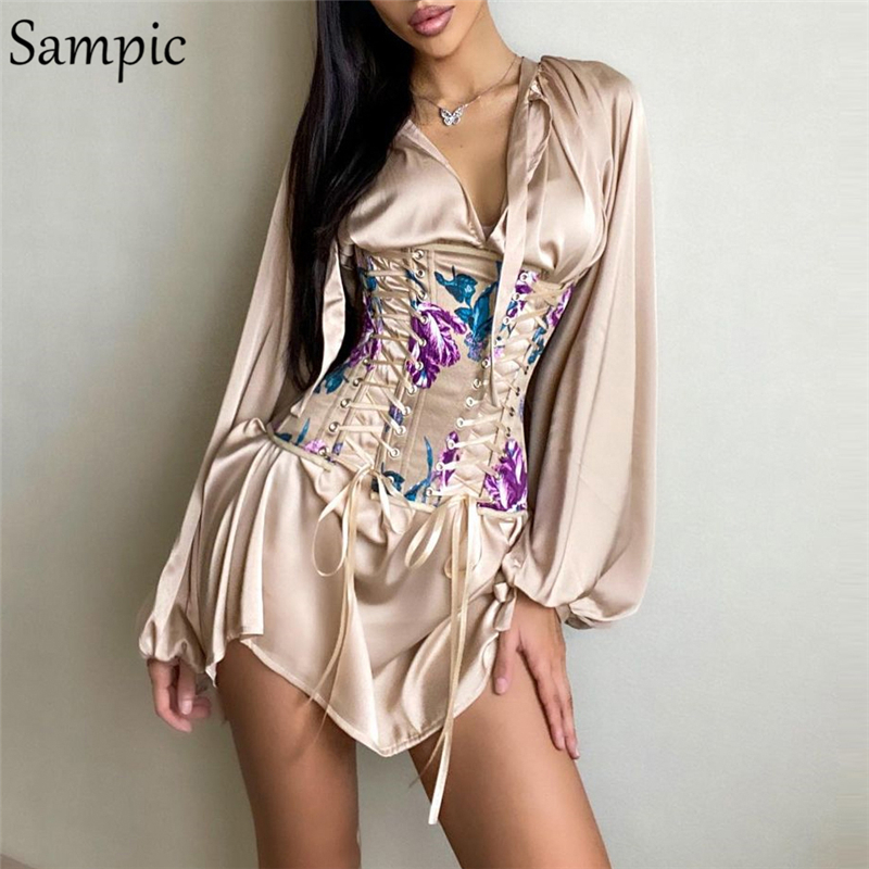 Sampic Sexy Ladies White Winter Stain Long Puff Sleeve Mini Club Corset Dresses For Women Party 2021 V Neck Bandage Black Dress, Apricotcorset
Sampic Sexy Ladies White Winter Stain Long Puff Sleeve Mini Club Corset Dresses For Women Party 2021 V Neck Bandage Black Dress, Apricotcorset