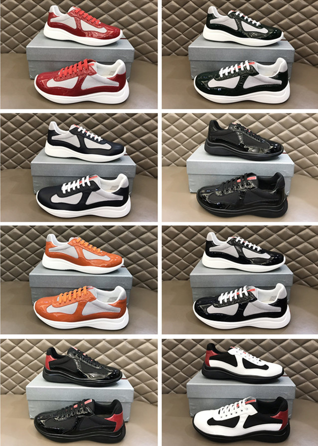 2021 Men's America'S Cup Xl Leather Sneakers shoes High Quality Patent Leathers Flat Sneakerss Black Mesh Lace-up Casual Shoe Size 38-44, Brown
2021 Men's America'S Cup Xl Leather Sneakers shoes High Quality Patent Leathers Flat Sneakerss Black Mesh Lace-up Casual Shoe Size 38-44, Brown