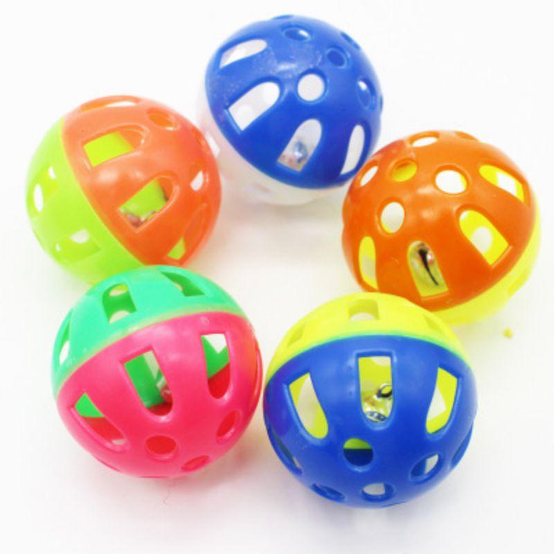 Cat Toys 5Pcs Exercise Scratch-resistant Toy Katten Speelgoed Random Color Pet Interactive Playing Plastic Ball With Bell
Cat Toys 5Pcs Exercise Scratch-resistant Toy Katten Speelgoed Random Color Pet Interactive Playing Plastic Ball With Bell